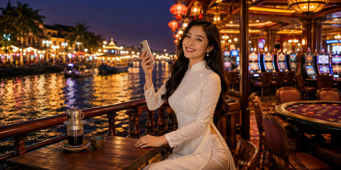 Người dùng trải nghiệm casino trên điện thoại di động tại vùng sông Mekong